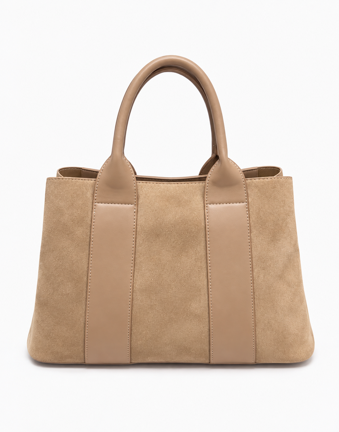 Дамска чанта Paolo Bags 1 Дамска чанта Paolo Bags от еко велур с къси дръжки
