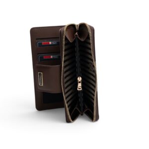 SP928 Kadın Cüzdan & Kartlık Çizgili Ekose Kahve - Kahve SP928-M212 4