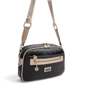 Черна дамска чанта Silver&Polo SP1297 от еко кожа с регулируема презрамка и елегантен дизайн