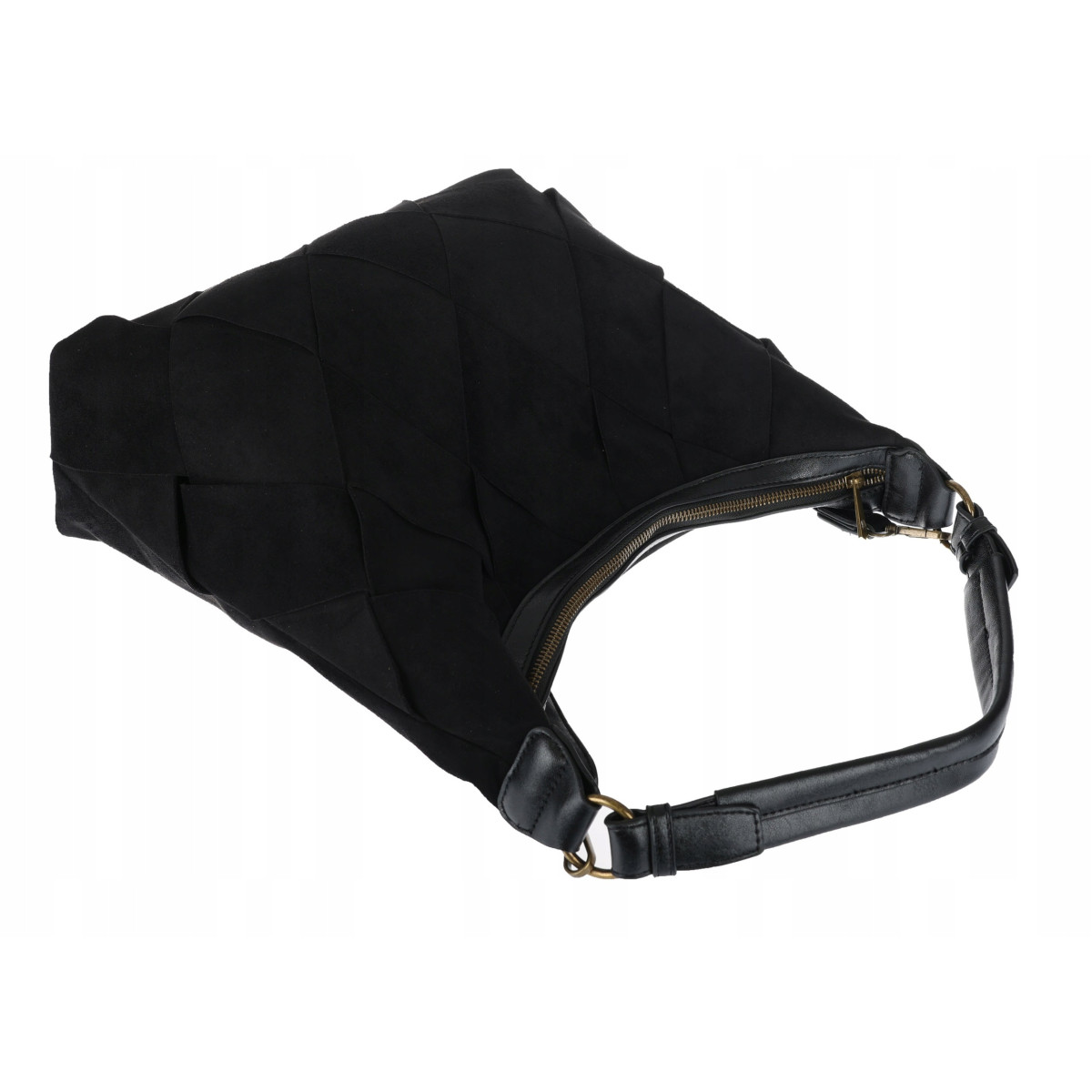 Дамска чанта на райета Paolo Bags черна 3 Дамска чанта на райета Paolo Bags