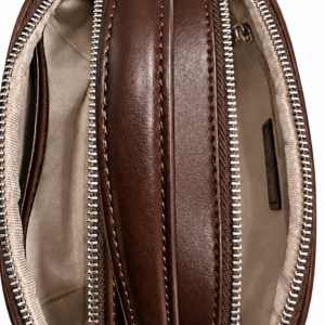 Малка дамска чанта Alex&Mia 3 Малка тъмнокафява дамска чанта Alex&Mia с дълга презрамка